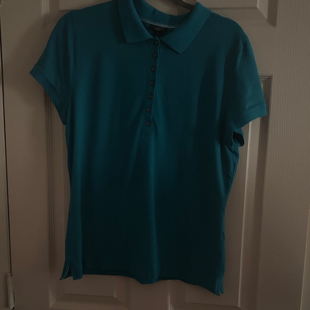 Talbots Teal Button Down Shirt